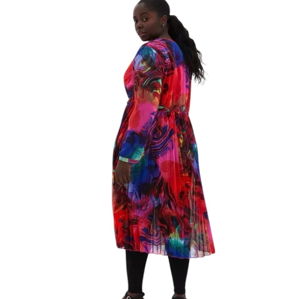 Torrid Chiffon Long Sleeve Kimono Size 2X - Picture 2 of 8